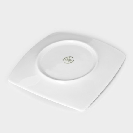Square porcelain plate "Lucky", 19 × 19 cm-3