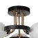 Chandelier 2780/5 E27 40W black and gold 55x55x25 cm Bayerlux