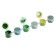 A set of acrylic paints "Nice Greens", 6 colors