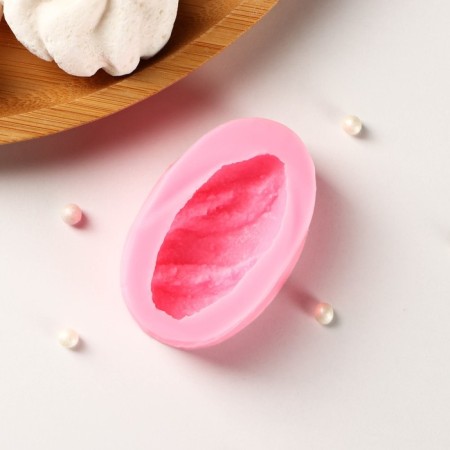 Mold "Baton", silicone, 6 × 4 × 2 cm, pink color