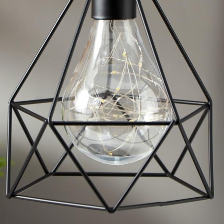 Nightlight 16129/1 LED from batteries 3haa black 13.5x16x30 cm-3