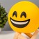 Night Smile Smile LED from batteries 3haa yellow 14x14x18 cm Risalux