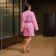 Tainted female robe, "best mom in the world" size 50-52, pink