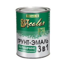 Грунт-эмаль ВИТcolor 3 в 1 по ржавчине синяя 1,8кг