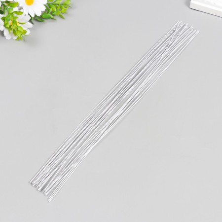Wire for creativity "White" (set of 20 pcs) 0.9 mm, 36 cm