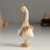 Souvenir Polystone Suspension "Goose in a hat and boots" 5x4.5x11 cm