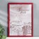 Photo frame pine С14 No. 1 Cherx 25x35 cm (plastic screen)