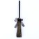 Broom witch 37cm, black color