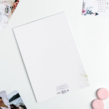 The folder for the certificate of marriage "White Roses", A4-3