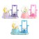 Sanding clock "Unicorn", souvenir, with backlight, 17 x 8.6 x 13 cm, mix