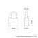 Stayer Standard castle hinged, metal case, hardened puff, 60 mm