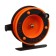 Inertial coil, plastic metal, diameter 6.5 cm, guide, black-orange, 701d