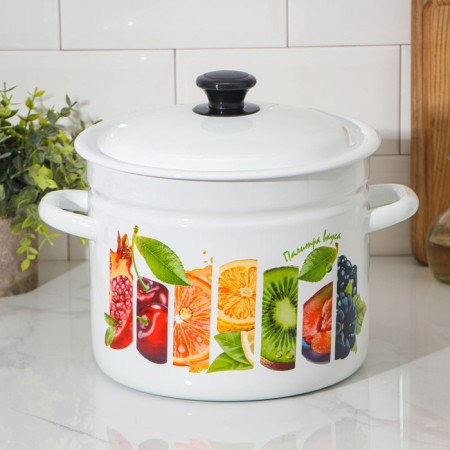 Cylindrical pan, 7 l, dree mix, induction