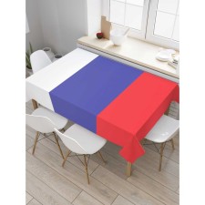 The tablecloth “Russian flag”, rectangular, Saten, size 145x180 cm
