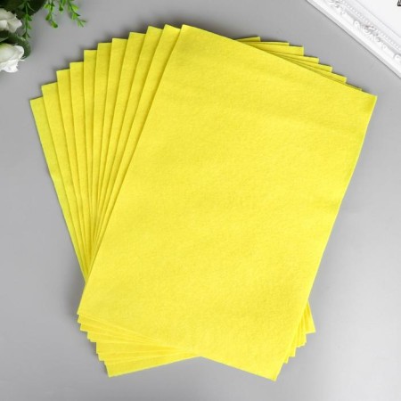 Soft felt "yellow" 1 mm (set of 10 sheets) A4 format format-2