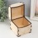 Casket-KUB for mural "monogram" 10.7x10.7x10.7 cm, plywood 6mm