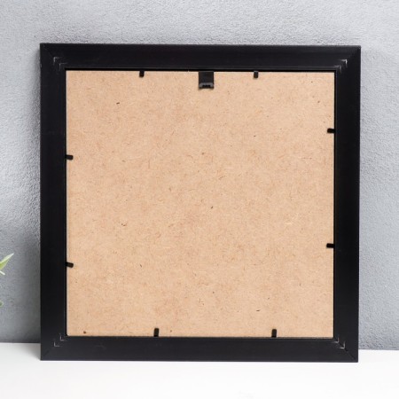 Photo frame Plastic "Gallery" 25x25 cm black (plastic screen)-1