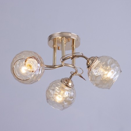 Stela chandelier 3x40W E14 gold 44x4x21cm-1