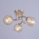 Stela chandelier 3x40W E14 gold 44x4x21cm