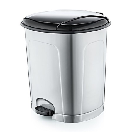Garbage tank plastic hobbylife, with a lid and pedal, 5.5 liters-1