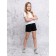 Shorts for a boy, height 134 cm, black color