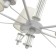 Chandelier 1091/5wt 40W E27 white 60x60x38-78 cm Bayerlux
