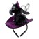 Carnival rim "witch", purple color