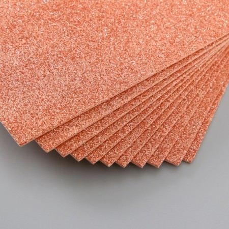 Foamiran glitter 2 mm, 20x30 cm, powder-2
