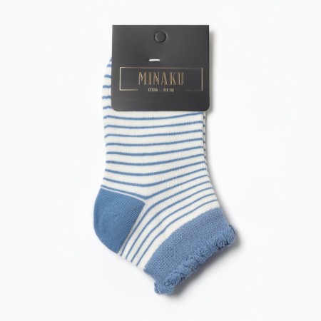 Nosk children's "strip" minku, central blue (1-4 years)-2