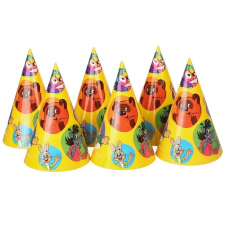 A set of paper utensils, on 6 people "Happy Birthday!", Soyuzmultfilm-7
