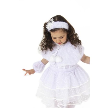 Carnival costume "Snowflake Snowman", p. 30, height 116 cm-1