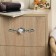 Handle button cappio, d = 30, l = 168 mm, chromium color