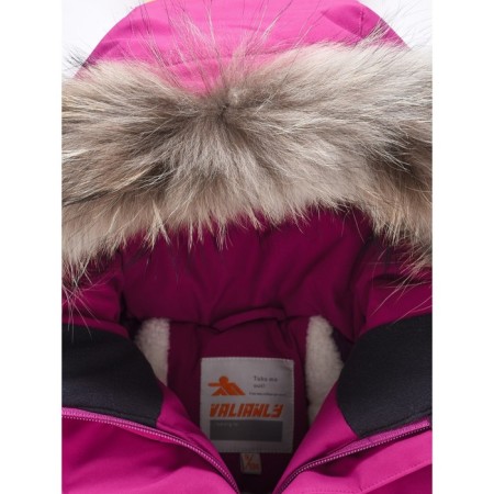 Winter park for a girl, height 128 cm, raspberry color-3