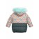 Coat for girls, height 110 cm, beige color