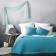 Kaspian set: cover 160 x 220 cm, pillowcases 40 x 40 cm - 2 pcs, blue