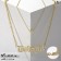 Pendant "Chain" Babygirl, color gold, 45 cm
