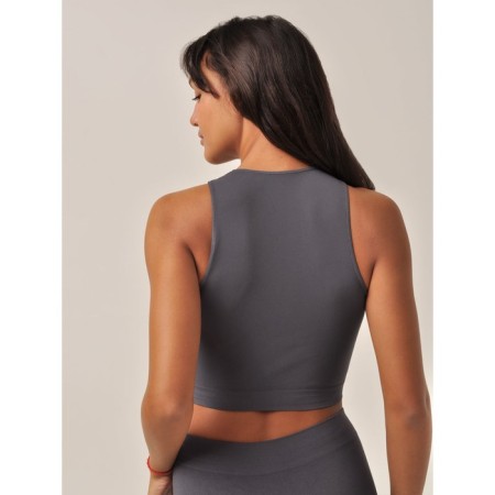 Women's top with a halter neckline Mirey Top Halter Neck, size 48-50, color graphite-1