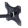 Kronstein Luazon Kron-56, for TV, inclined-horned, 14-42 ", 80-390 mm from the wall, black
