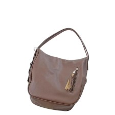Bag bag claims, lightning department, brown color 27x15.5x33cm