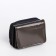 Women's wallet on the button, gray color
