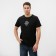 T -shirt male, black color, size 50