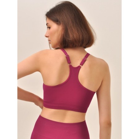 Female top on thin adjustable straps Mirey Top Sport Spalla Stretta, size 46-48, purple color-1