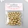 Set of beads "needlework" plastic, diameter 10 mm, 25 g, gold