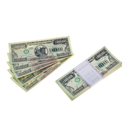 Pack of bills $ 1,000,000