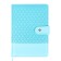 The diary is low, A5, 136 sheets, leatherette, Devente. Tailor, a solid cover with foam rubber, knife, perforation, liesse, block 70%, blue
