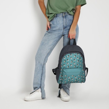 School textile “pugs”, with a pocket, the color is gray-6