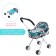 Puppet stroller "Zebra" universal, metal frame
