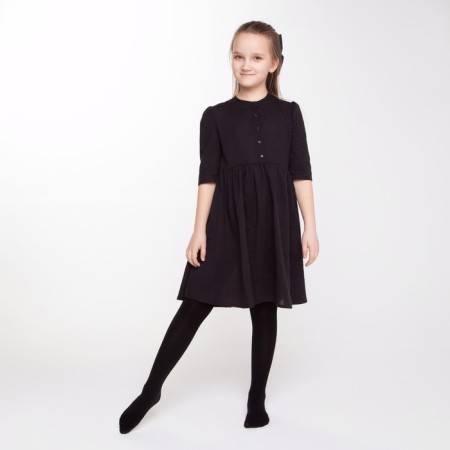 Pantyhose children, black color (nero), height 116-122 cm-2