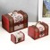 Casket wood chest (set 3 pcs) "Expedition" 9x6x7 cm; 14x9.5x9 cm; 19x13x13 cm