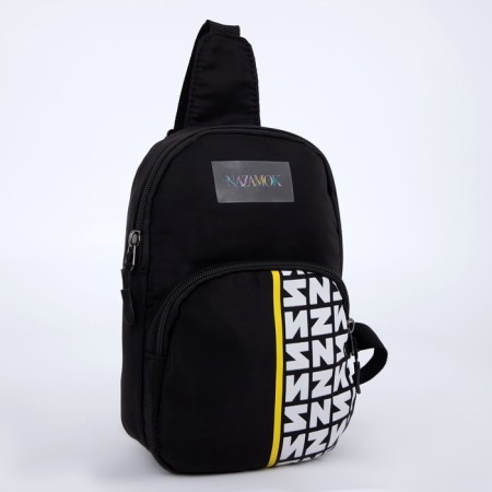 Shoulder bag, nazamok, black color-3